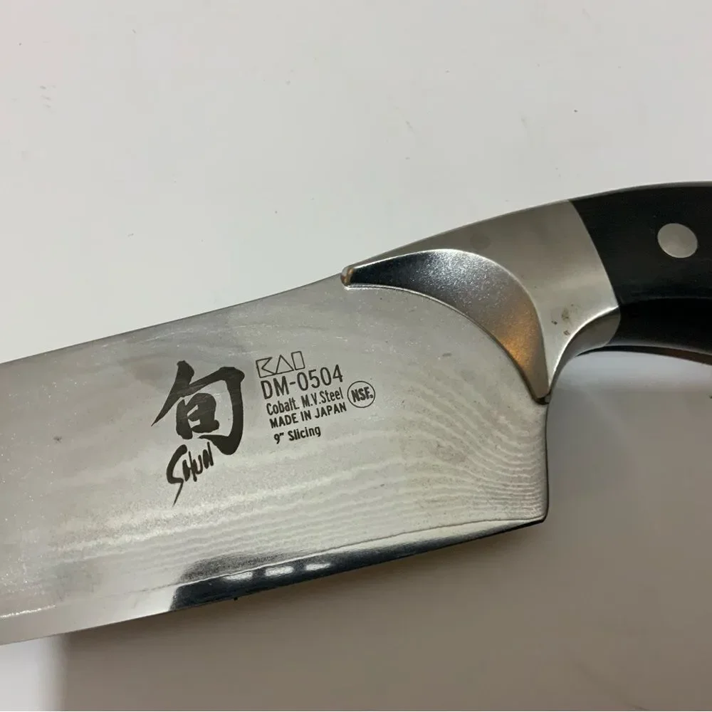 RARE KAI Shun Ken Onion 9” Slicing Knife DM0504 DM-0504